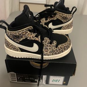 Cheetah Print Air Jordan 1 Mid